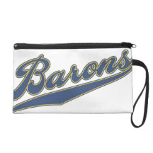 Barons Script Wristlet Clutches