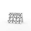 Baroque Black Notecards (blank inside) by hyperspaz Baroque Black Notecards (blank inside)