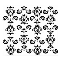 Baroque Black Print by hyperspaz Baroque Black Print