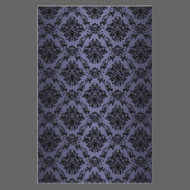 Baroque Blue Victorian Scrapbook Paper stationery