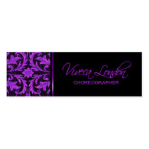 Baroque - Choreographer Dance Instructor business cards
