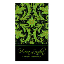 Baroque - Choreographer Dance Instructor business cards