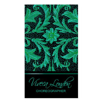 Baroque - Choreographer Dance Instructor business cards