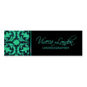 Baroque - Choreographer Dance Instructor business cards by StylishBusinessCards Baroque - Choreographer Dance Instructor business cards