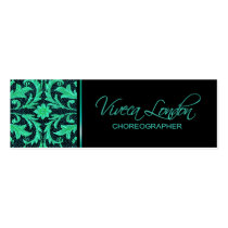 Baroque - Choreographer Dance Instructor business cards