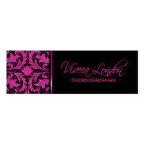 Baroque - Choreographer Dance Instructor business cards