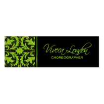 Baroque - Choreographer Dance Instructor business cards