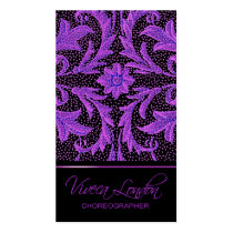 Baroque - Choreographer Dance Instructor business cards