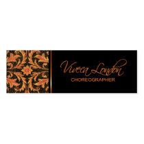 Baroque - Choreographer Dance Instructor business cards