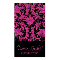 Baroque - Choreographer Dance Instructor business cards