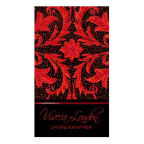 Baroque - Choreographer Dance Instructor business cards
