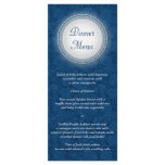 Baroque Cobalt Plaque Menu Rack Card