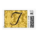 Baroque Custom Color Custom Monogram Wedding Stamp