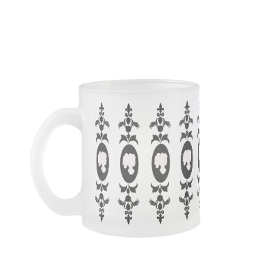 Baroque Damask Cameo Mugs by JuJuGarden