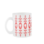 Baroque Damask Cameo Coffee Mugs