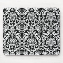 Baroque Damask Mousepad