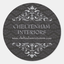Baroque Damask Sticker
