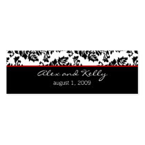 Baroque Damask Wedding Website Business Card business cards