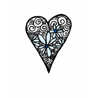 Baroque Doodle Heart shirt