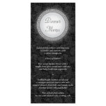 Baroque Ebony Plaque Menu Rack Card