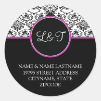 Baroque Elegance Address Label Envelope Seal stickers