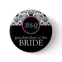 Baroque Elegance Grandmother of Bride Button