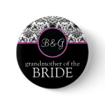 Baroque Elegance Grandmother of Bride Button