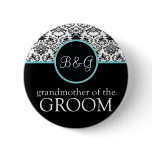 Baroque Elegance Grandmother of Groom Button