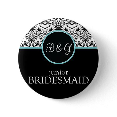 Baroque Elegance Junior Bridesmaid Pin by twoheartsshoppe
