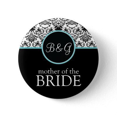 Baroque Elegance Mother of the Bride-Aqua Pin by twoheartsshoppe