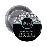 Baroque Elegance Mother of the Bride-Aqua Pin