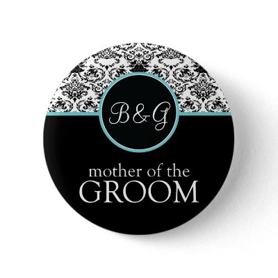 Baroque Elegance Mother of the Groom-Aqua Pins by twoheartsshoppe
