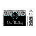 Baroque Elegance Our Wedding Large Postage postage