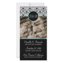 Baroque Elegance Save The Date Photo Card