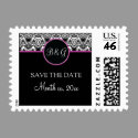 Baroque Elegance Save The Date Small Postage