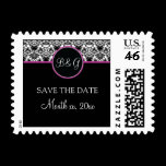 Baroque Elegance Save The Date Small Postage