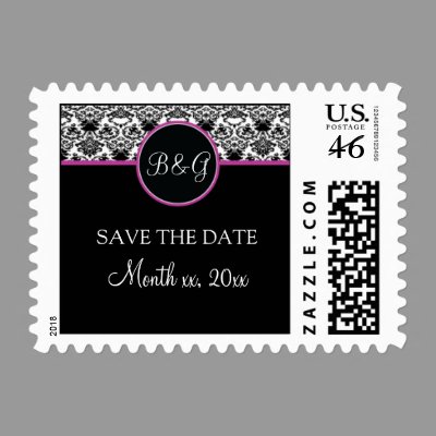 Baroque Elegance Save The Date Small Postage Zazzle_stamp Baroque Elegance Save The Date Small Postage Zazzle_stamp