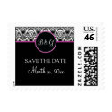 Baroque Elegance Save The Date Small Postage postage