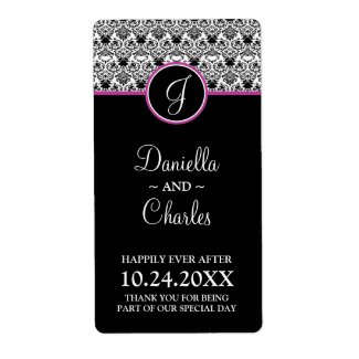 Baroque Elegance Wedding Favor Custom Avery Label label