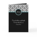 Baroque Elegance Wedding Invitation-Aqua cards