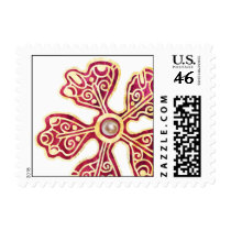 Baroque Flower Stamp-Ruby by ShouShou Baroque Flower Stamp-Ruby