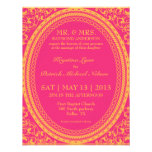 Baroque Fluorescent / Neon Wedding Invitations