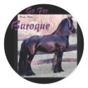 Baroque Friesian Stickers by RookyStudios Baroque Friesian Stickers