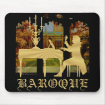 Baroque harpsichord mousepads by geargems Baroque harpsichord mousepads