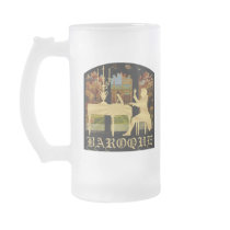 Baroque harpsichord mugs