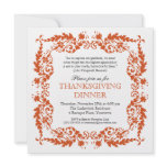 Baroque Leafy Frame Invitation