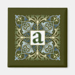 Baroque Letter A Magnets