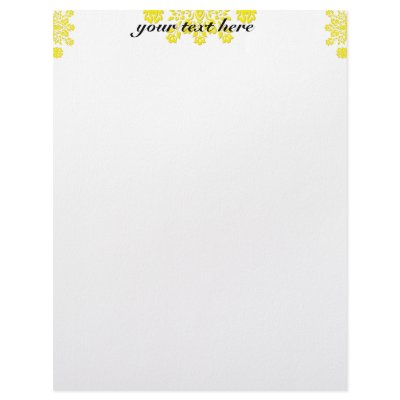 Baroque Personalized Letterhead by siffert
