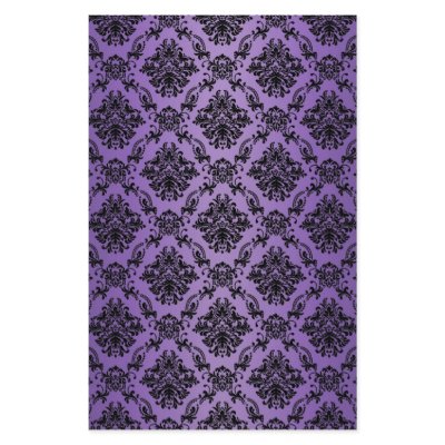 Baroque Light Purple Victorian Scrapbook Paper Custom Stationery by mykajelina