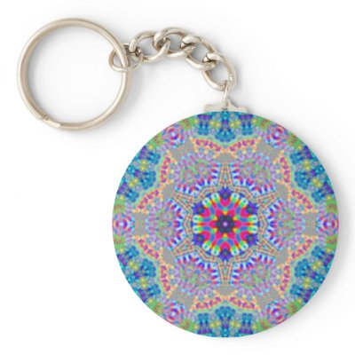 Baroque Medallion Keychain by twopurringcats